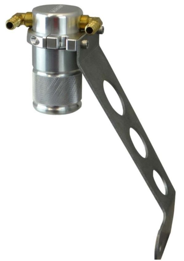 Moroso 85678 05-13 Chevrolet Corvette/06-13 ZO6 Air/Oil Separator Catch Can - Small Body - Billet Aluminum