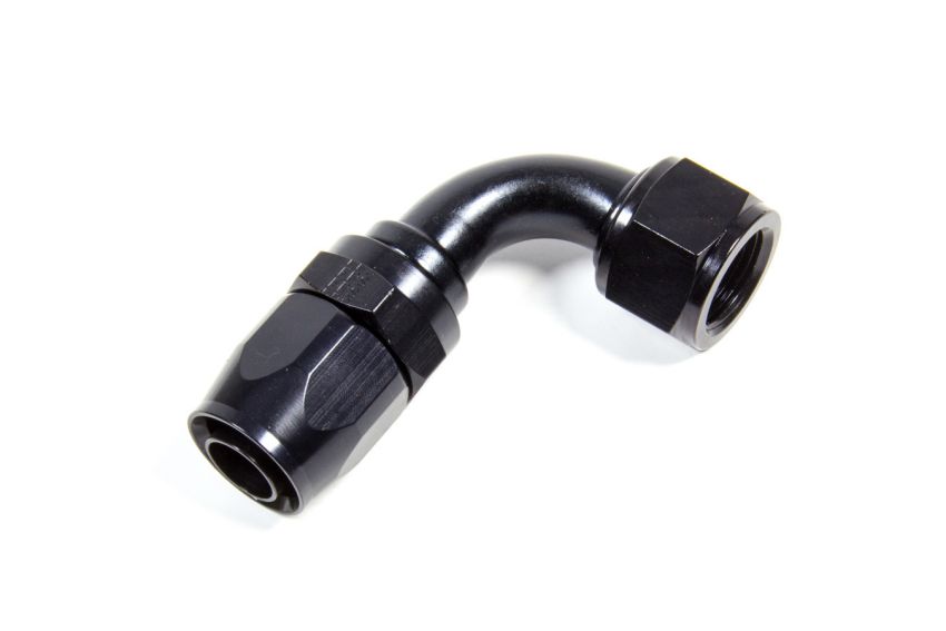 FRAGOLA FRG229011-BL Hose Fitting #10 90 Deg. to #12 Hose Black