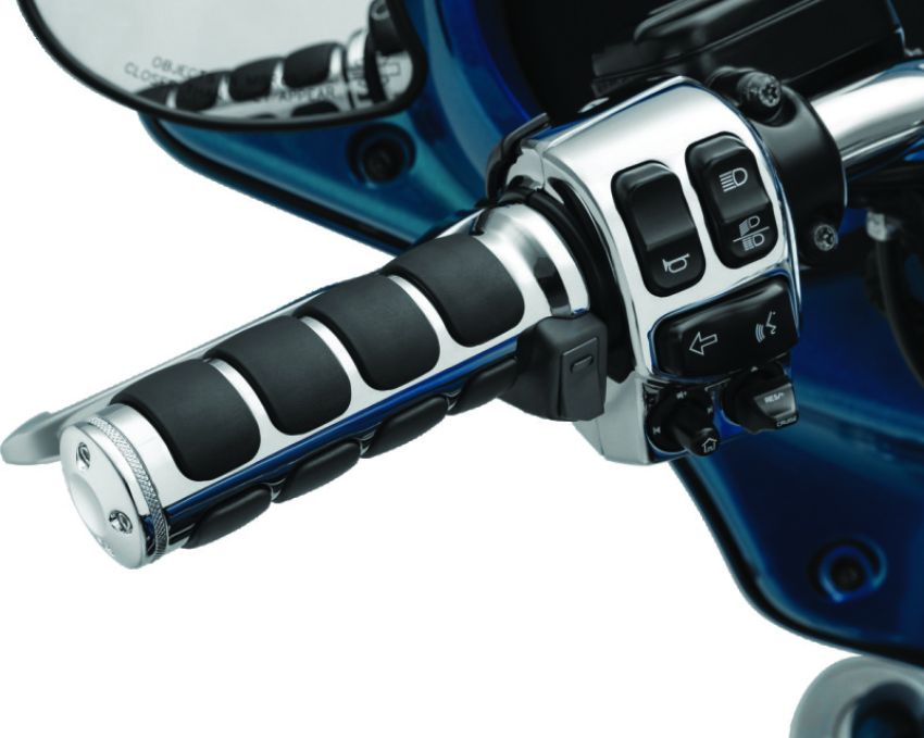 Kuryakyn 6471 Heated ISO Grips Cable Chrome