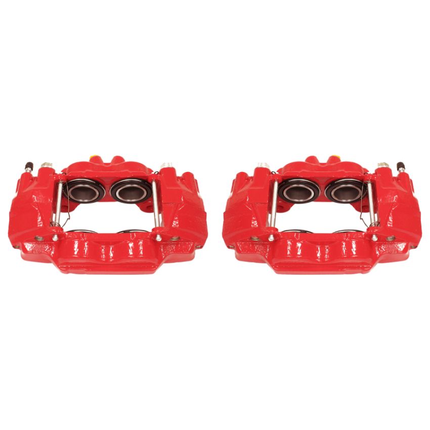 PowerStop S2984 Red Powder Coated Calipers
