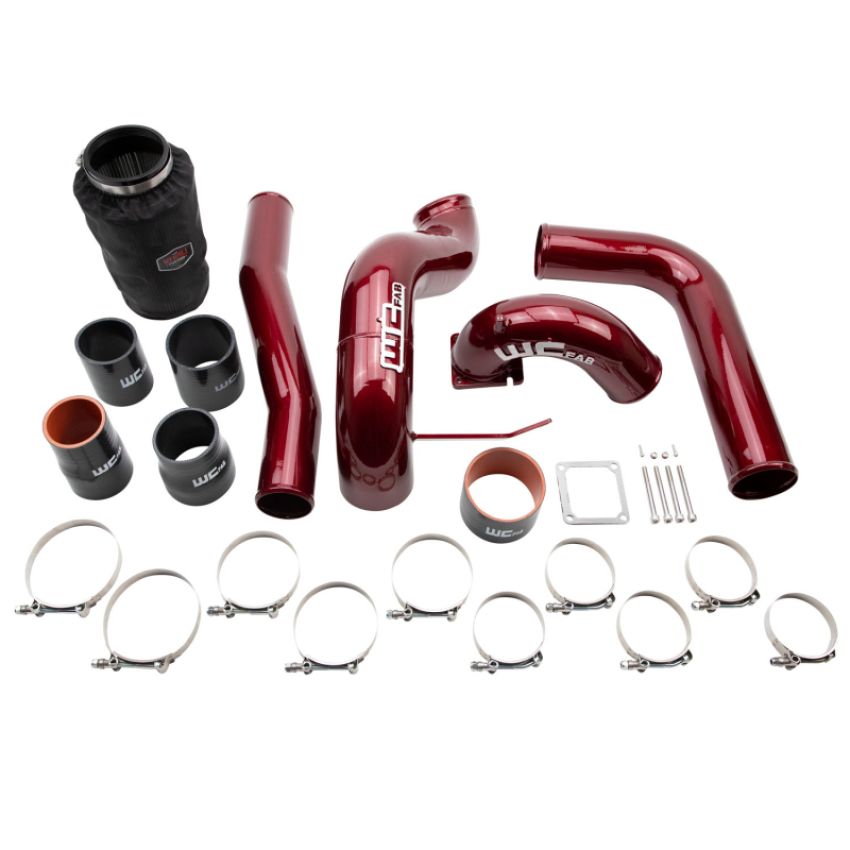 Wehrli WCF100680-CR 03-07 Dodge 5.9L Cummins High Flow Intake Bundle Kit - Candy Red