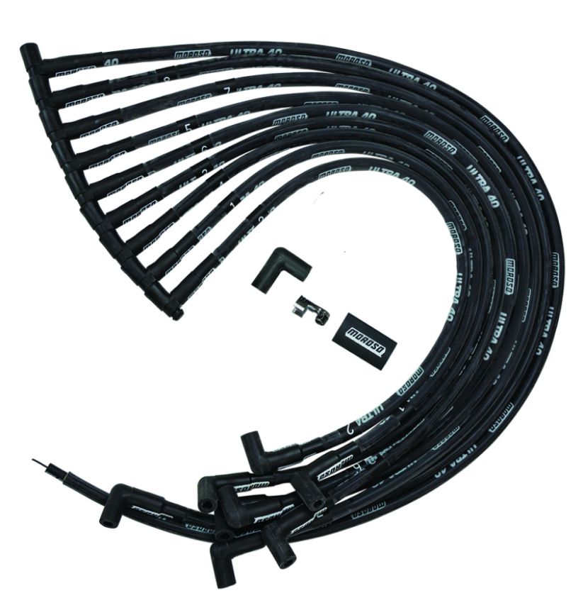 MOROSO MOR73843 Ultra 40 Plug Wire Set BBC w/Jesel Front Drive