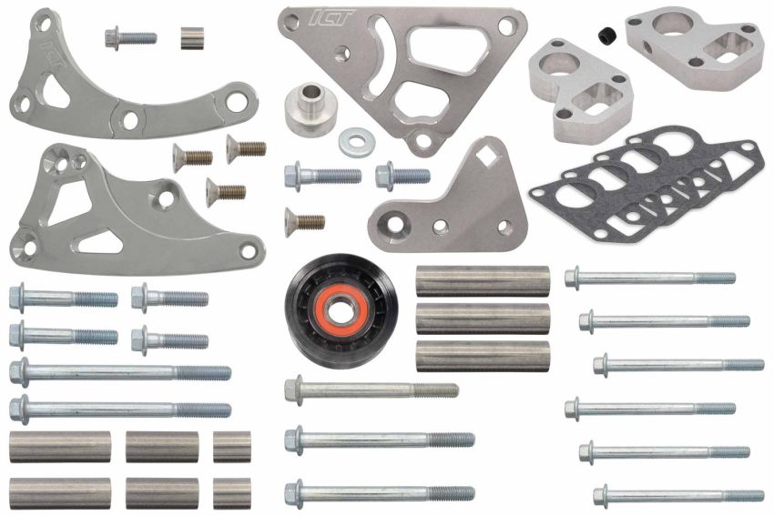 ICT BILLET ICT551573LS0WP-3 Truck Turbo Alternator Bracket Kit