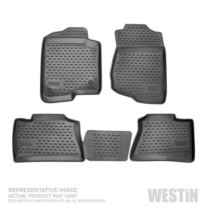 Westin 74-21-51015 16-20 Jeep Cherokee Profile Floor Liners Front and 2nd Row - Black