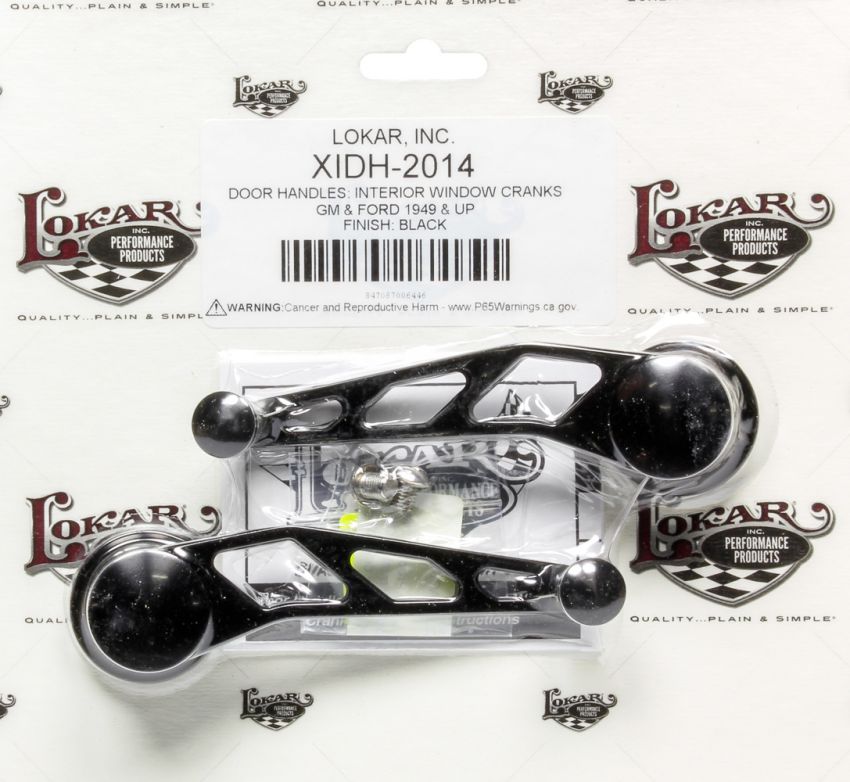 LOKAR LOKXIDH-2014 Midnight Series Black Bi llet Aluminum Window Cra
