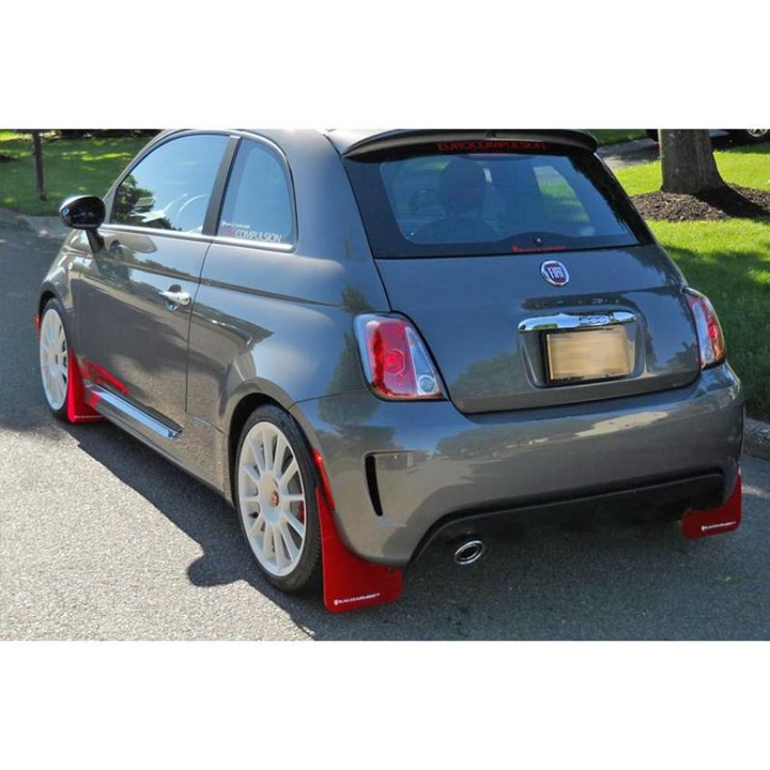 Rally Armor MF25-UR-RD/WH Red Mud Flap/White Logo