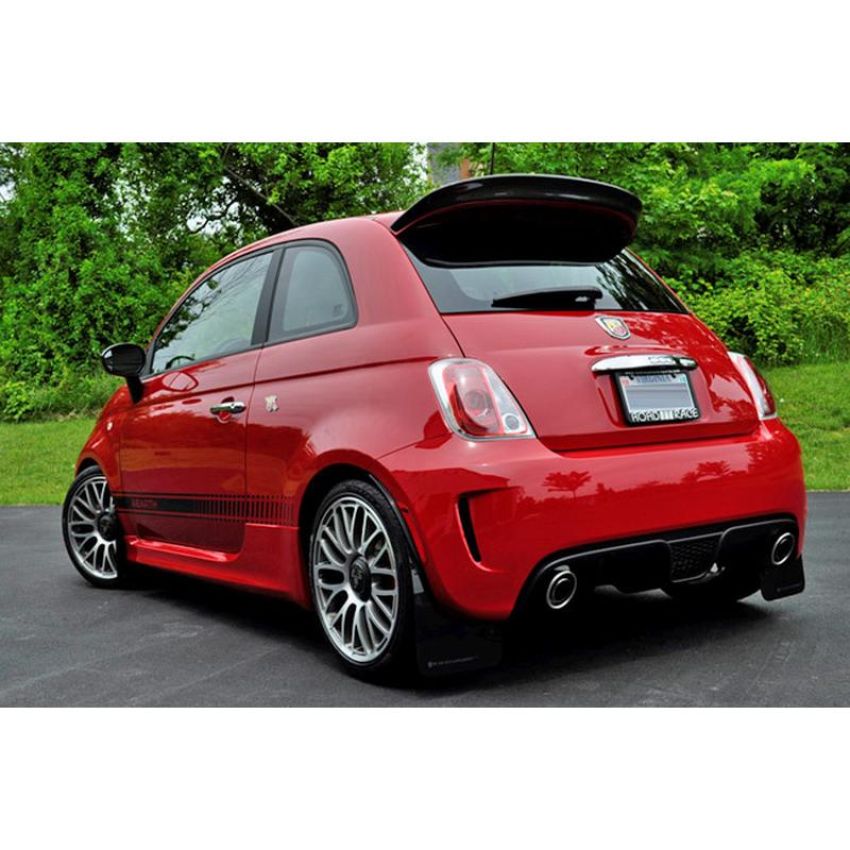 Rally Armor MF25-UR-BLK/RD Black Mud Flap/Red Logo