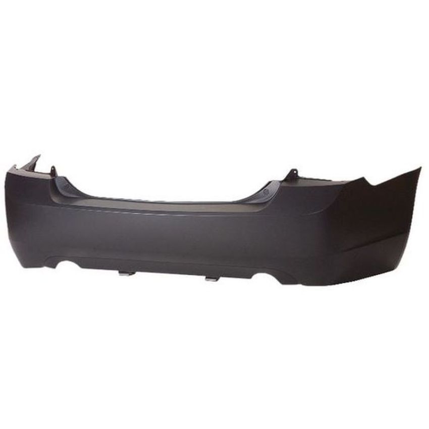 CAPA RR BUMPER COVER W/3.0L ENGINE; PRIME FORD FUSION 06-09