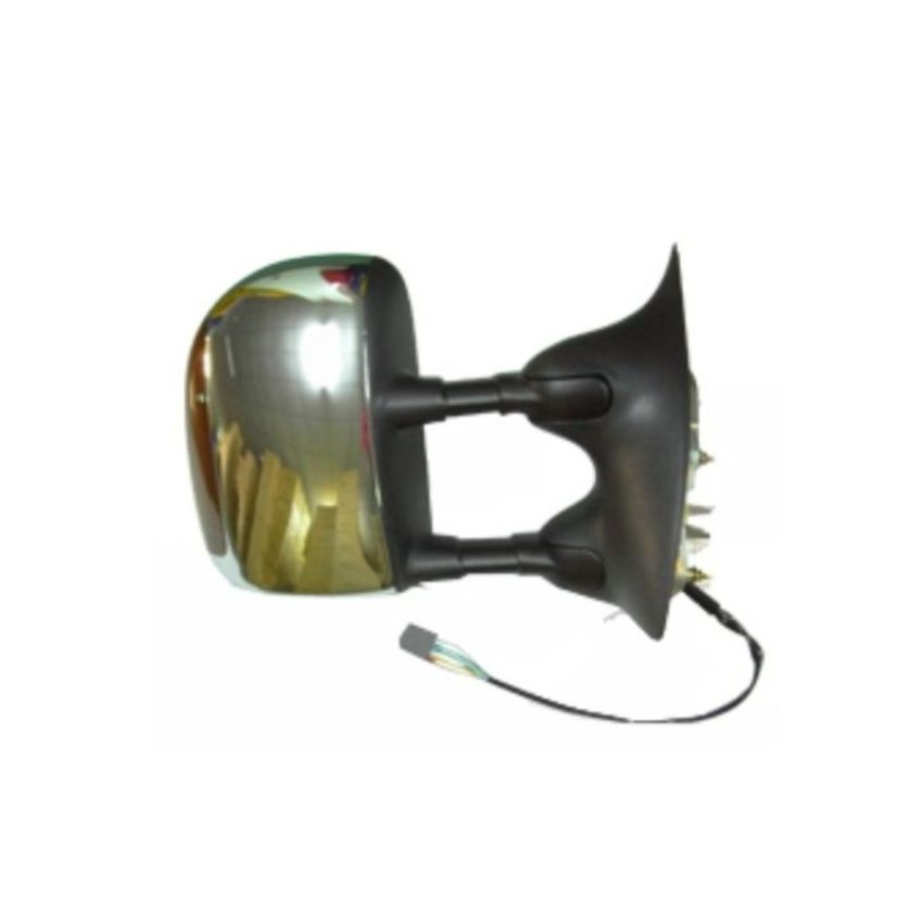 RH DR MIRROR PWR HTD TEXT W/CHR CVR TRAILER TOW TYPE W/ SIGNAL SUPERDUTY 03-07; EXCURSION 00-05