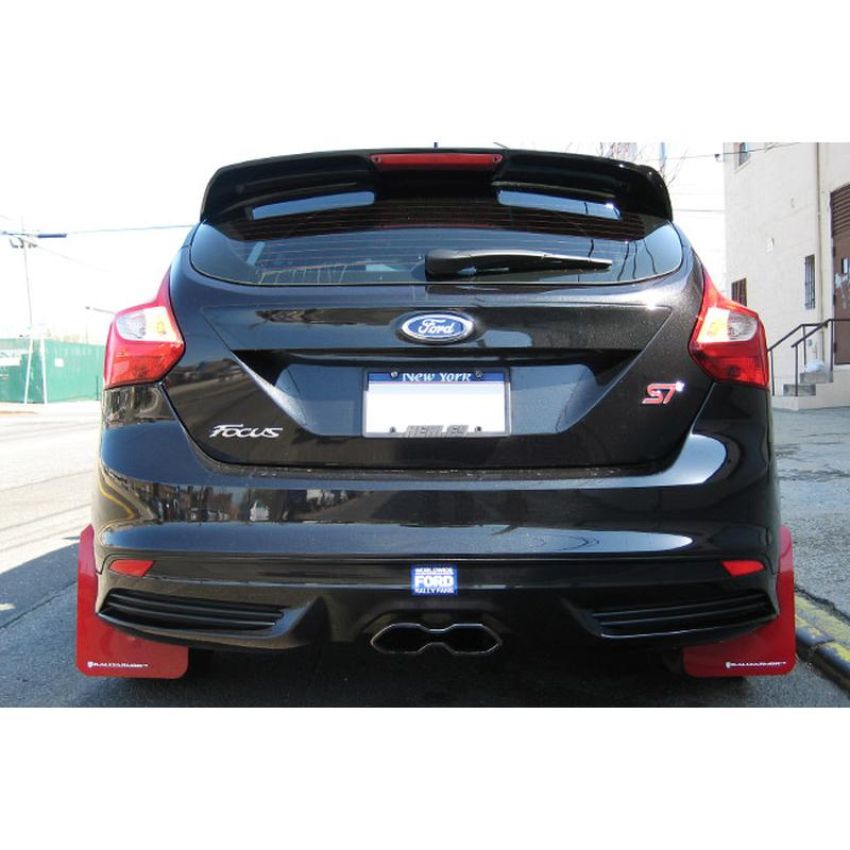 Rally Armor MF27-UR-BLK/GRY Black Mud Flap/Grey Logo