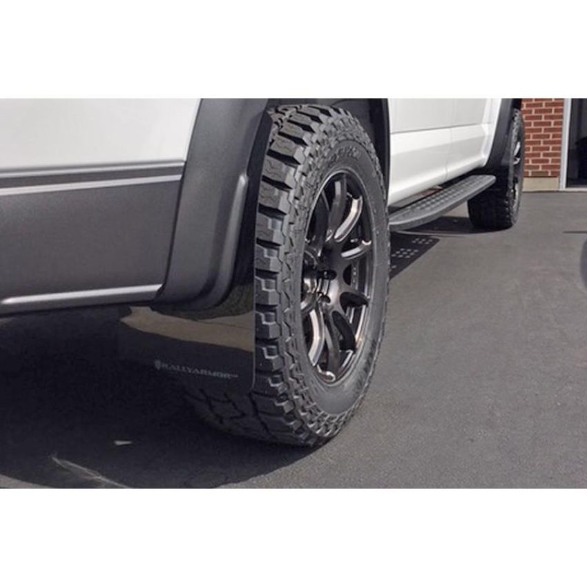 Rally Armor MF53-UR-BLK/DGRY Black Mud Flap/Dark Grey Logo