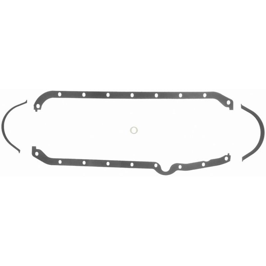FEL PRO GASKETS 17980 Engine Oil Pan Gasket Set 18 Bolt Hole Multi Piece Gasket