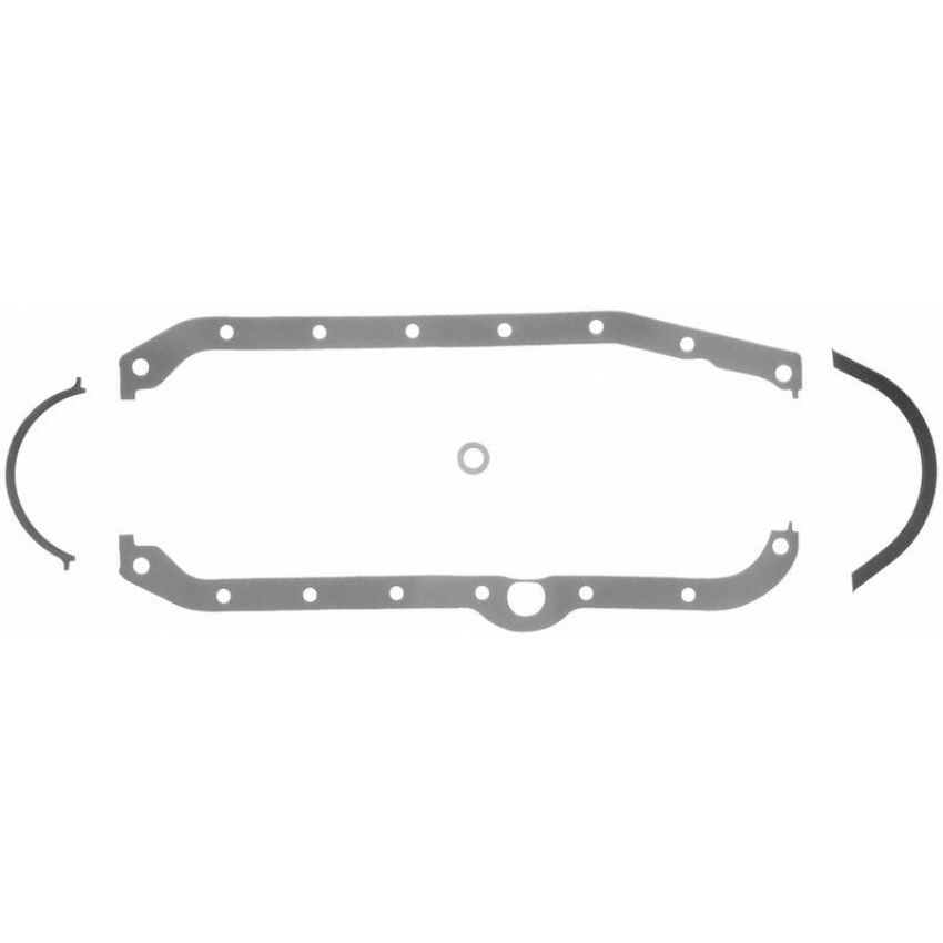 FEL PRO GASKETS 1801 Engine Oil Pan Gasket Set Rubber-coated fiber
