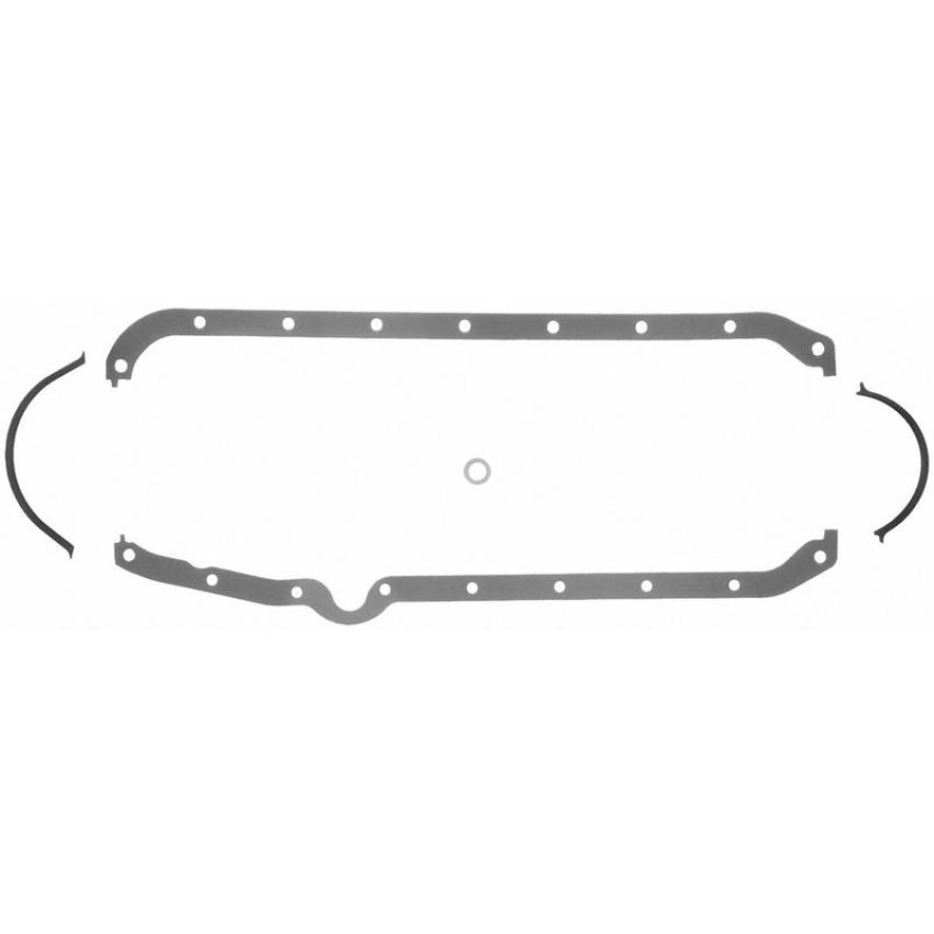 FEL PRO GASKETS 1802 Engine Oil Pan Gasket Set Rubber-coated fiber