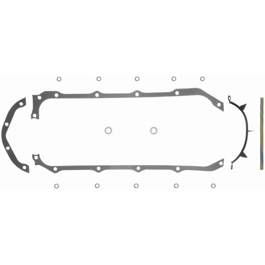 FEL PRO GASKETS 1814 Engine Oil Pan Gasket Set Rubber-coated fiber