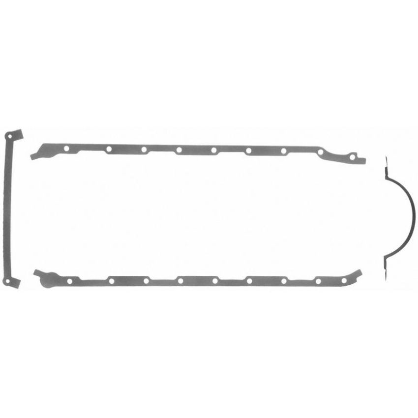 FEL PRO GASKETS 1893 Engine Oil Pan Gasket Set Rubber-coated fiber w/steel core