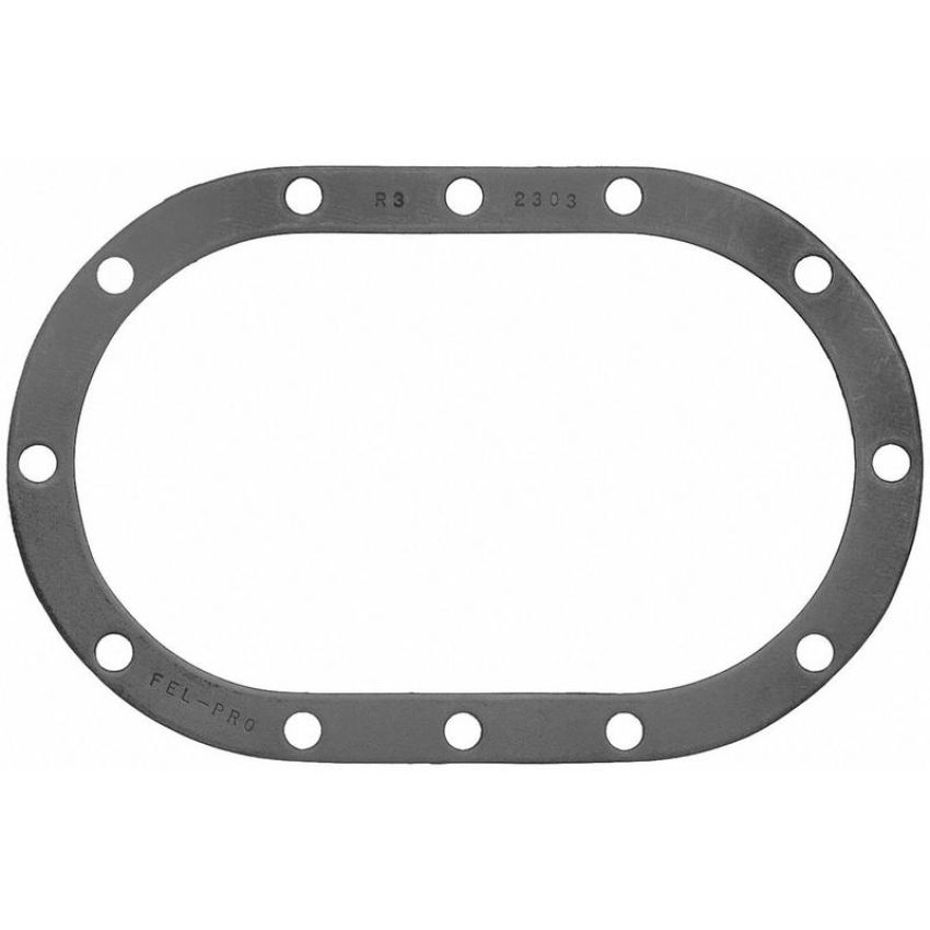 FEL PRO GASKETS 2303 Axle Housing Cover Gasket Oval Shaped 12 Bolt Hole Gasket