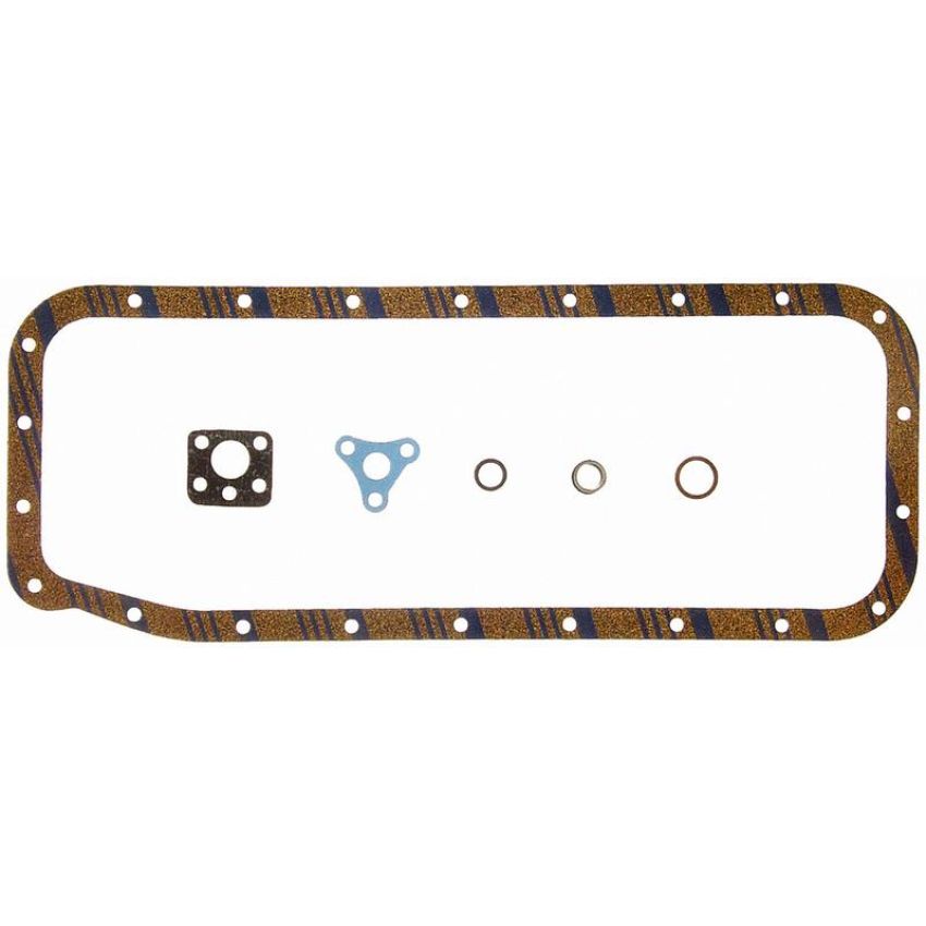 FEL PRO GASKETS OS 10701 C-1 Engine Oil Pan Gasket Set Blue Stripe cork-rubber
