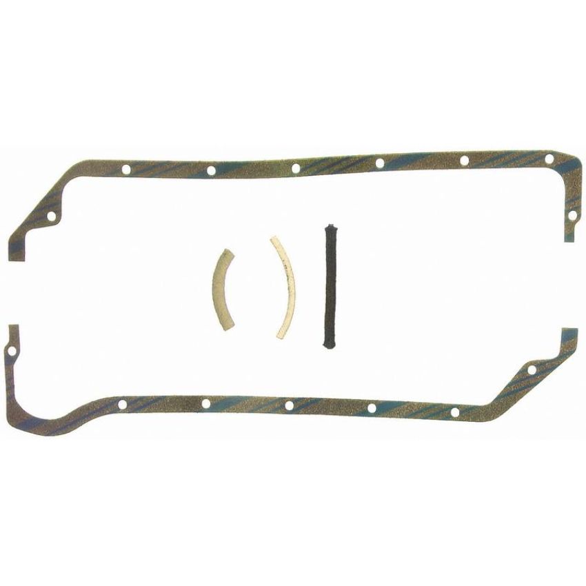 FEL PRO GASKETS OS 2996 C-1 Engine Oil Pan Gasket Set Blue Stripe cork-rubber