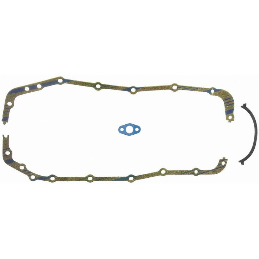 FEL PRO GASKETS OS 30185 C Engine Oil Pan Gasket Set Blue Stripe cork-rubber
