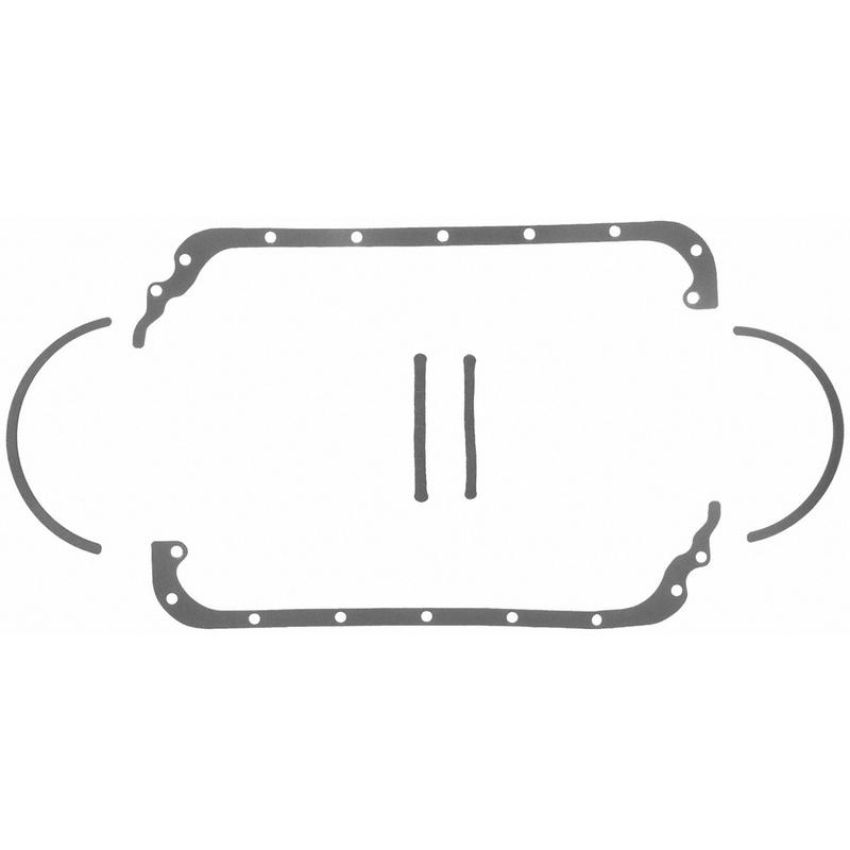 FEL PRO GASKETS OS 30236 Engine Oil Pan Gasket Set 16 Bolt Hole Multi Piece Gasket