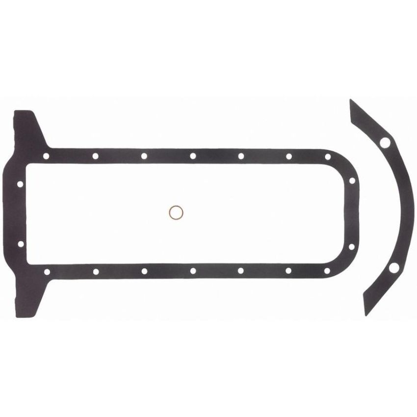 FEL PRO GASKETS OS 30305 Engine Oil Pan Gasket Set 20 Bolt Hole Two Piece Gasket
