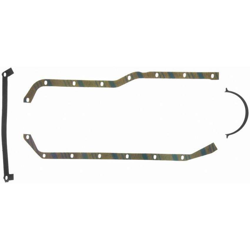 FEL PRO GASKETS OS 30409 C Engine Oil Pan Gasket Set Blue Stripe cork-rubber