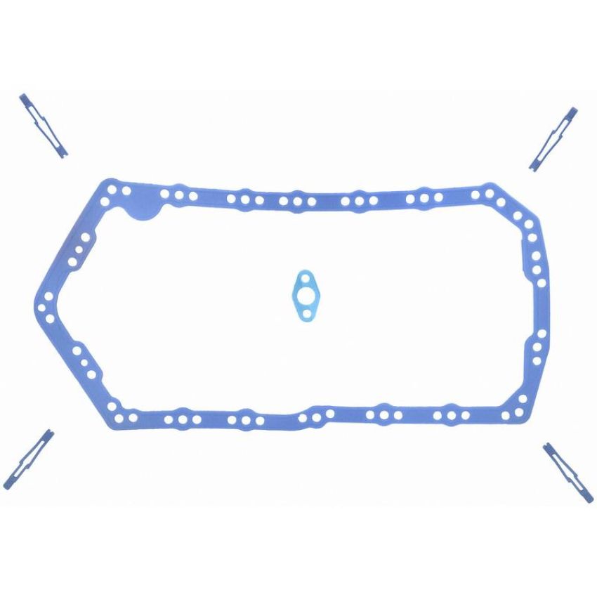 FEL PRO GASKETS OS 30521 R Engine Oil Pan Gasket Set PermaDry molded rubber, Oil Pan SnapUps Included