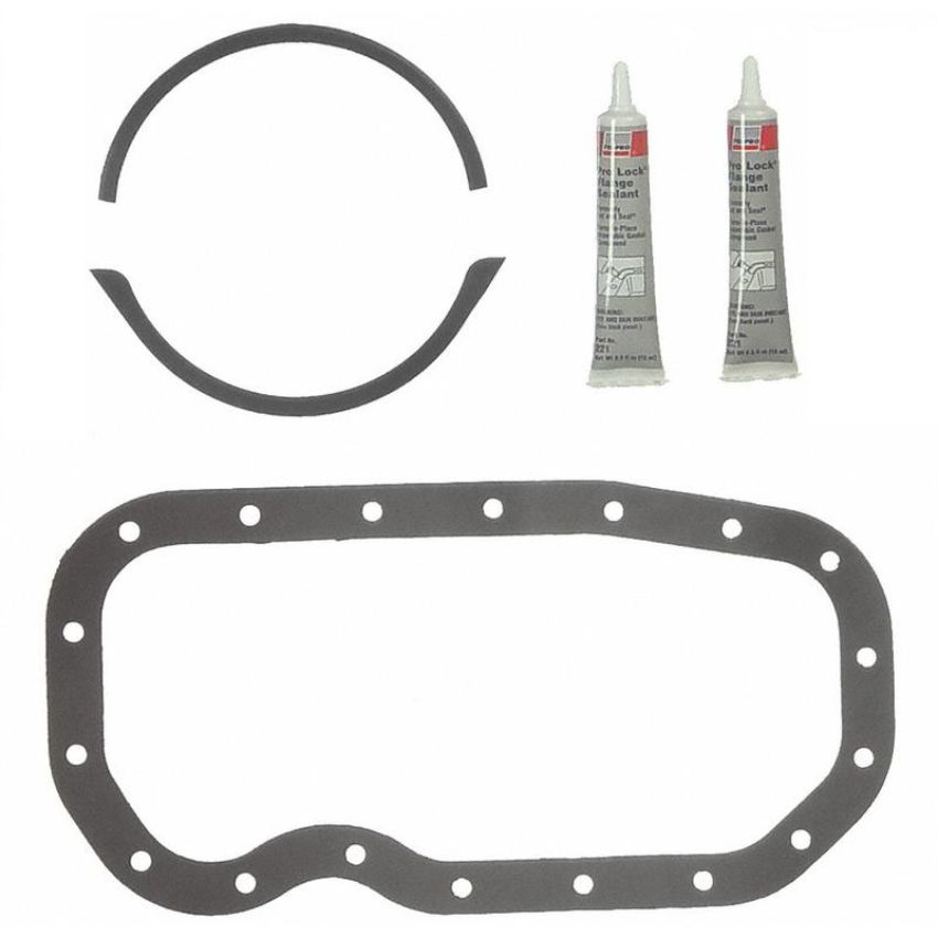FEL PRO GASKETS OS 30556 A Engine Oil Pan Gasket Set High-temperature Rubber-coated fiber