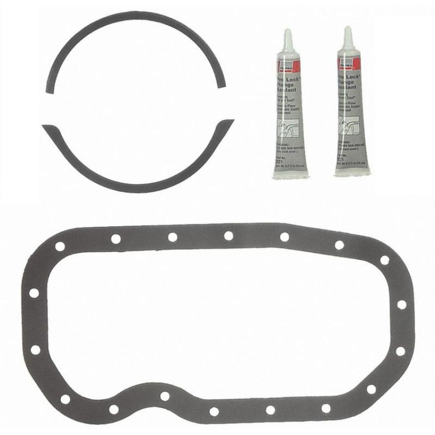 FEL PRO GASKETS OS 30556 A Engine Oil Pan Gasket Set High-temperature Rubber-coated fiber