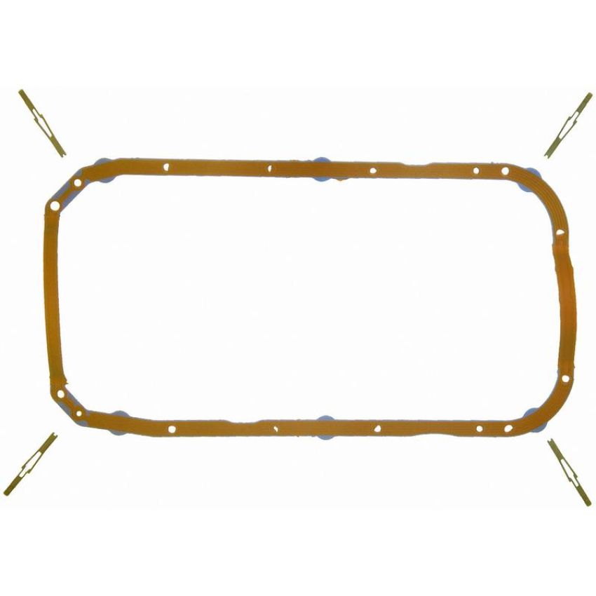 FEL PRO GASKETS OS 30570 T Engine Oil Pan Gasket Set PermaDryPlus rigid carrier, Oil Pan SnapUps Included