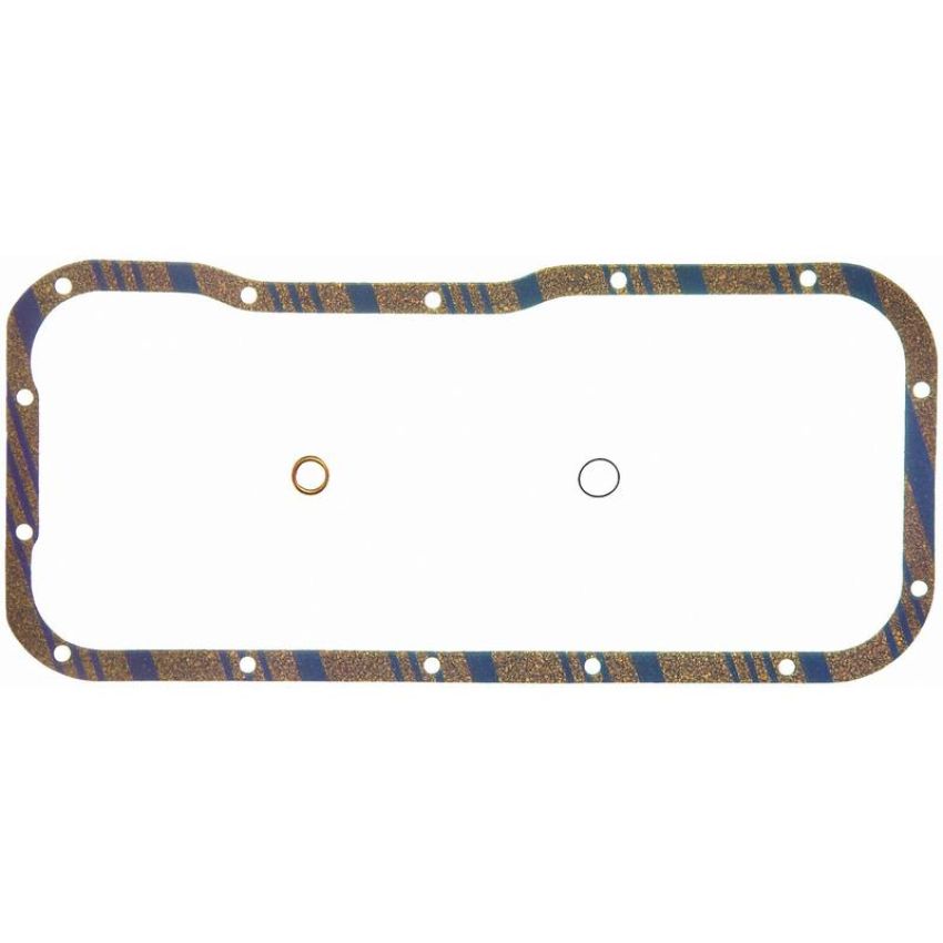 FEL PRO GASKETS OS 30619 C Engine Oil Pan Gasket Set Blue Stripe cork-rubber