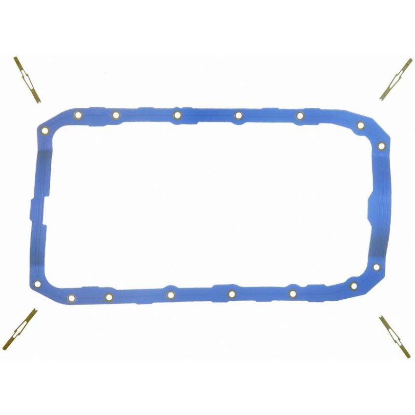 FEL PRO GASKETS OS 30620 R Engine Oil Pan Gasket Set PermaDry molded rubber, Oil Pan SnapUps Included
