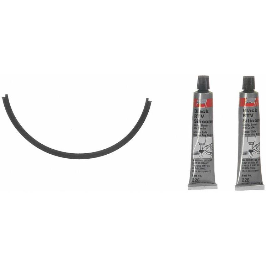 FEL PRO GASKETS OS 30625 R Engine Oil Pan Gasket Set RTV Black silicone w/Rubber end seal