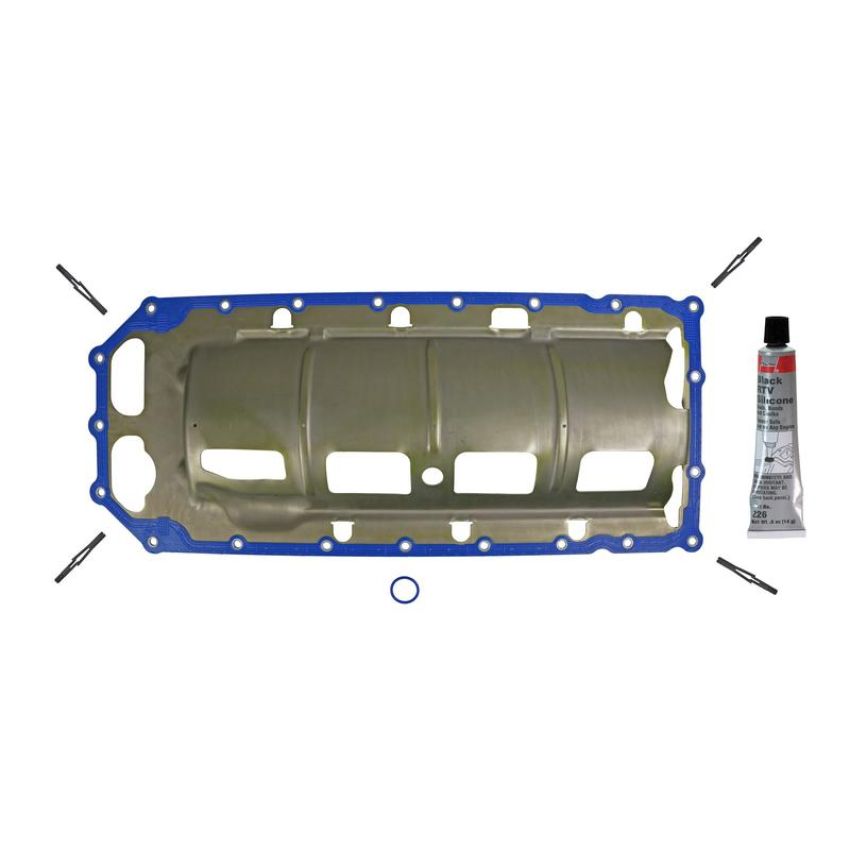 FEL PRO GASKETS OS 30750 R Engine Oil Pan Gasket Set PermaDry molded rubber, Oil Pan SnapUps Included