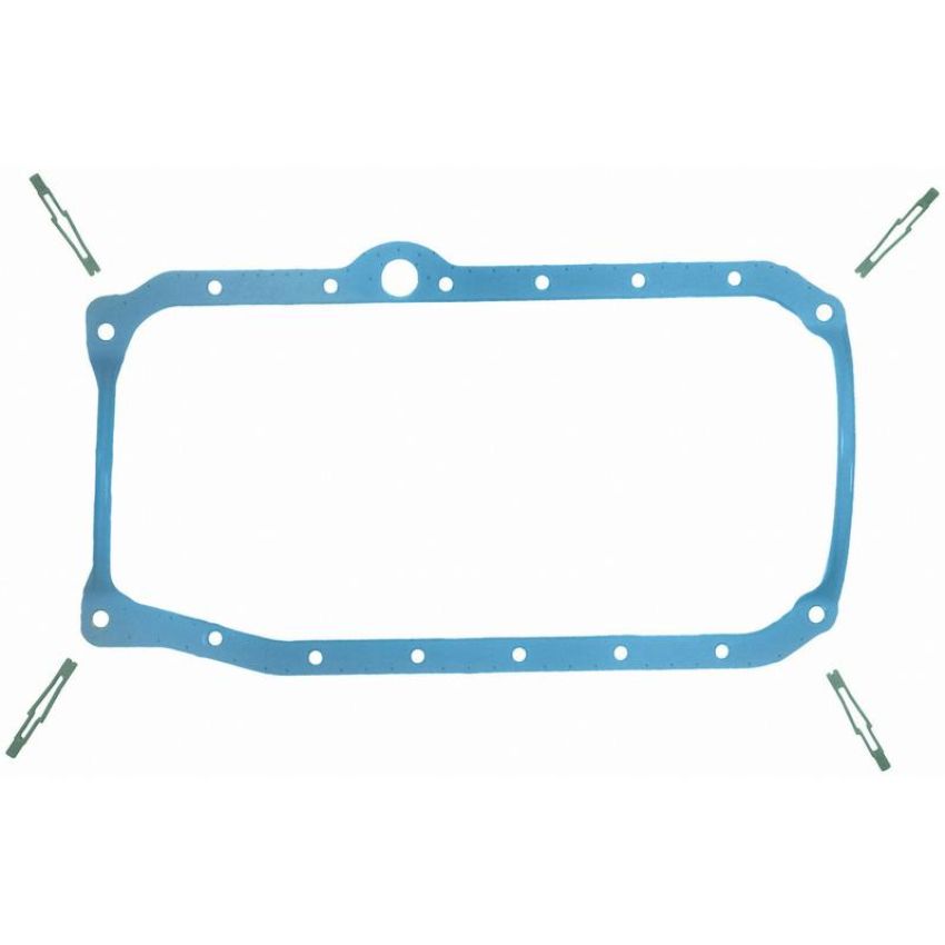 FEL PRO GASKETS OS 34502 R Engine Oil Pan Gasket Set PermaDry molded rubber, Oil Pan SnapUps Included