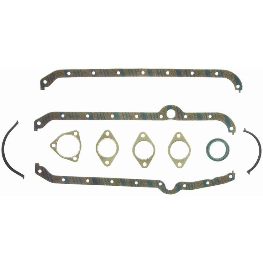 FEL PRO GASKETS OS 5197 C-3 Engine Oil Pan Gasket Set Blue Stripe cork-rubber