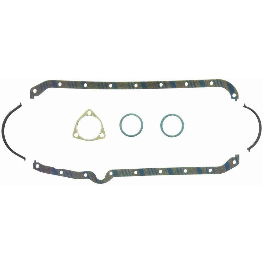 FEL PRO GASKETS OS 5197 C-4 Engine Oil Pan Gasket Set Blue Stripe cork-rubber