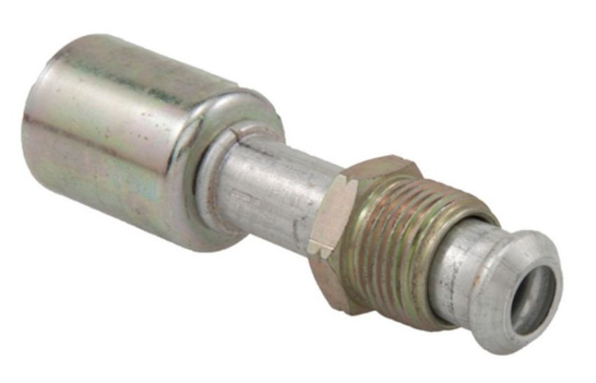 Four Seasons 10110 Straight Male Flare, Aluminum, Standard Diameter Beadlock, A/C Fitting