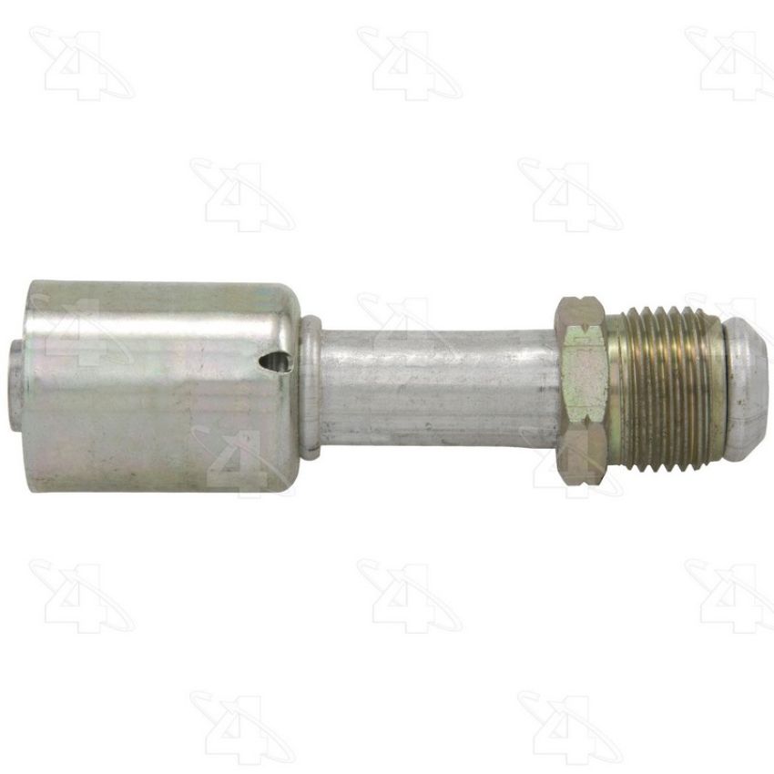 Four Seasons 10110 Straight Male Flare, Aluminum, Standard Diameter Beadlock, A/C Fitting