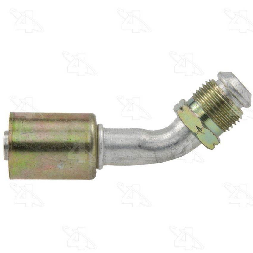 Four Seasons 10210 45 Degree Male Flare, Aluminum, Standard Diameter Beadlock, A/C Fitting