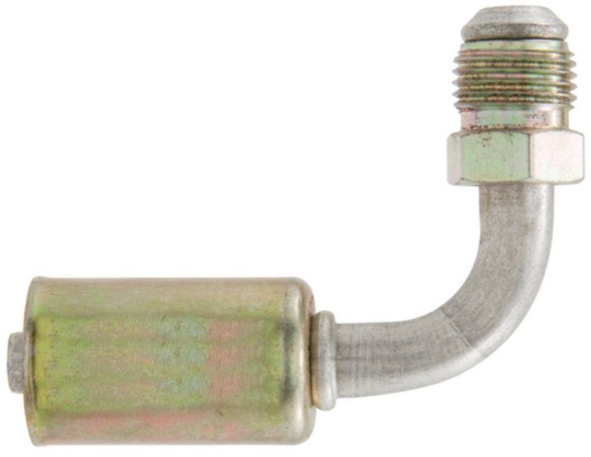 Four Seasons 10306 90 Degree Male Flare, Aluminum, Standard Diameter Beadlock, A/C Fitting