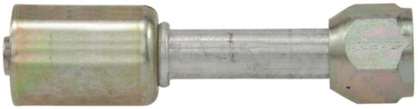 Four Seasons 10408 Straight Female Flare, Aluminum, Standard Diameter Beadlock, A/C Fitting