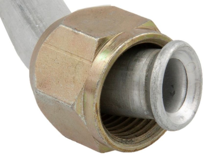 Four Seasons 10508 45 Degree Female Flare, Aluminum, Standard Diameter Beadlock, A/C Fitting