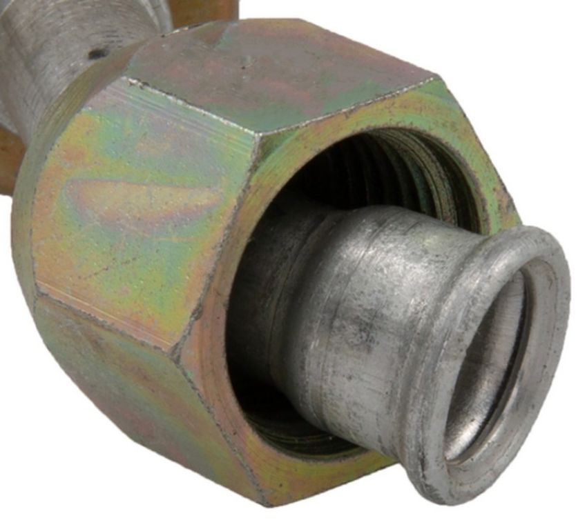 Four Seasons 10510 45 Degree Female Flare, Aluminum, Standard Diameter Beadlock, A/C Fitting