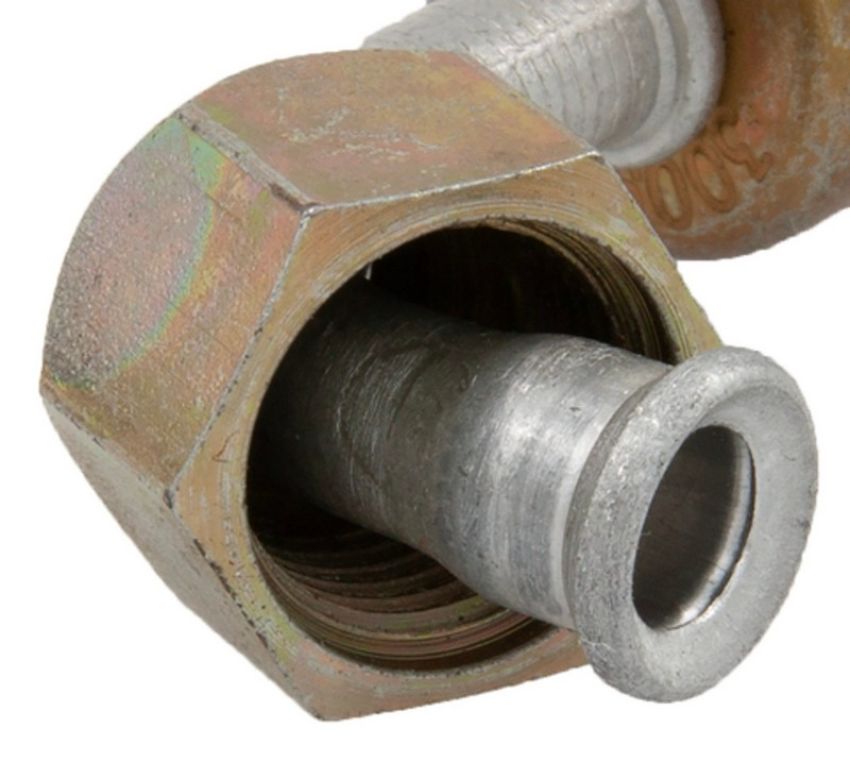 Four Seasons 10606 90 Degree Female Flare, Aluminum, Standard Diameter Beadlock, A/C Fitting