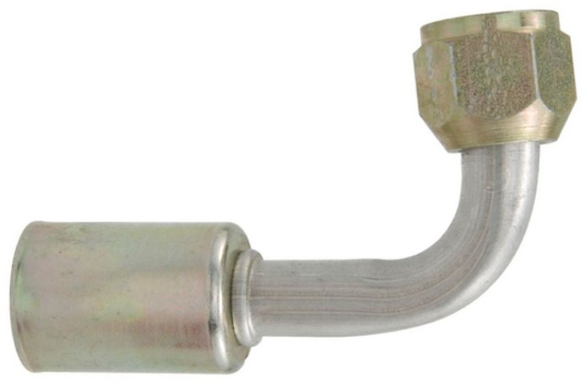 Four Seasons 10608 90 Degree Female Flare, Aluminum, Standard Diameter Beadlock, A/C Fitting