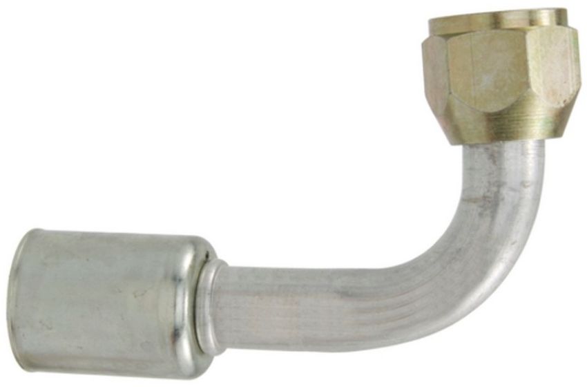 Four Seasons 10610 90 Degree Female Flare, Aluminum, Standard Diameter Beadlock, A/C Fitting