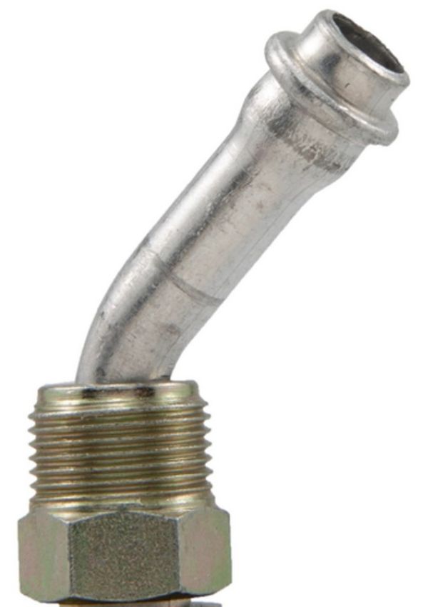 Four Seasons 10808 45 Degree Male O-Ring, Aluminum, Standard Diameter Beadlock, A/C Fitting