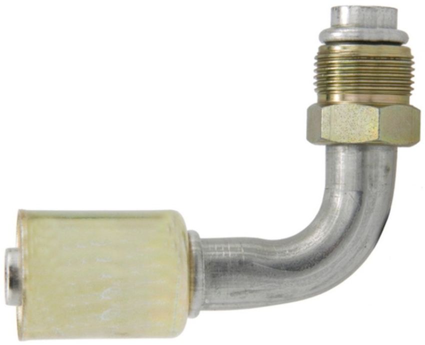 Four Seasons 10910 90 Degree Male O-Ring, Aluminum, Standard Diameter Beadlock, A/C Fitting